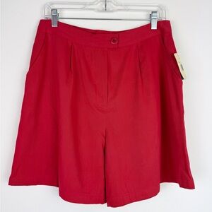 Ivy Living Vintage Red Trouser Shorts